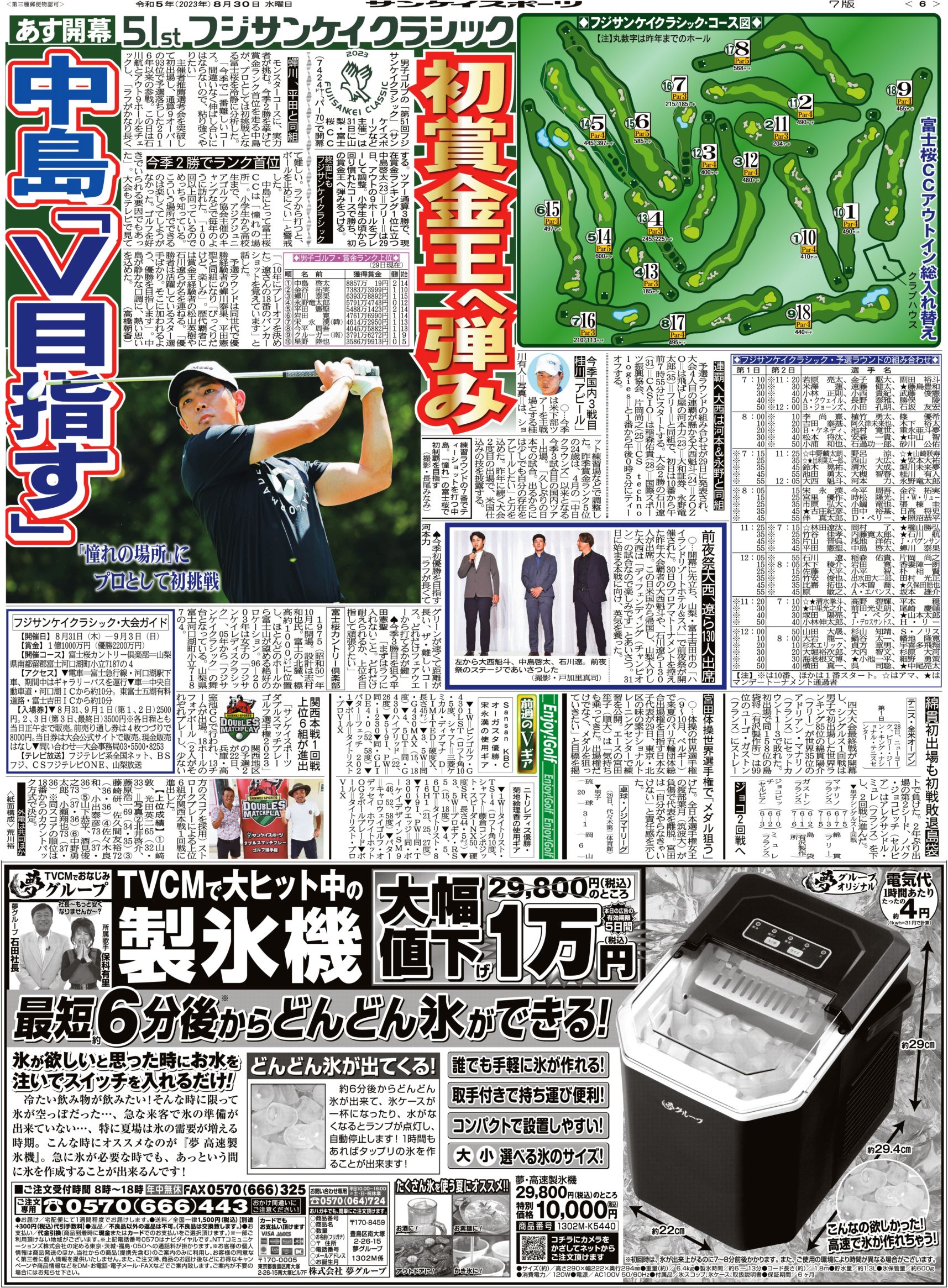 ダブルスマッチプレー ゴルフ選手権